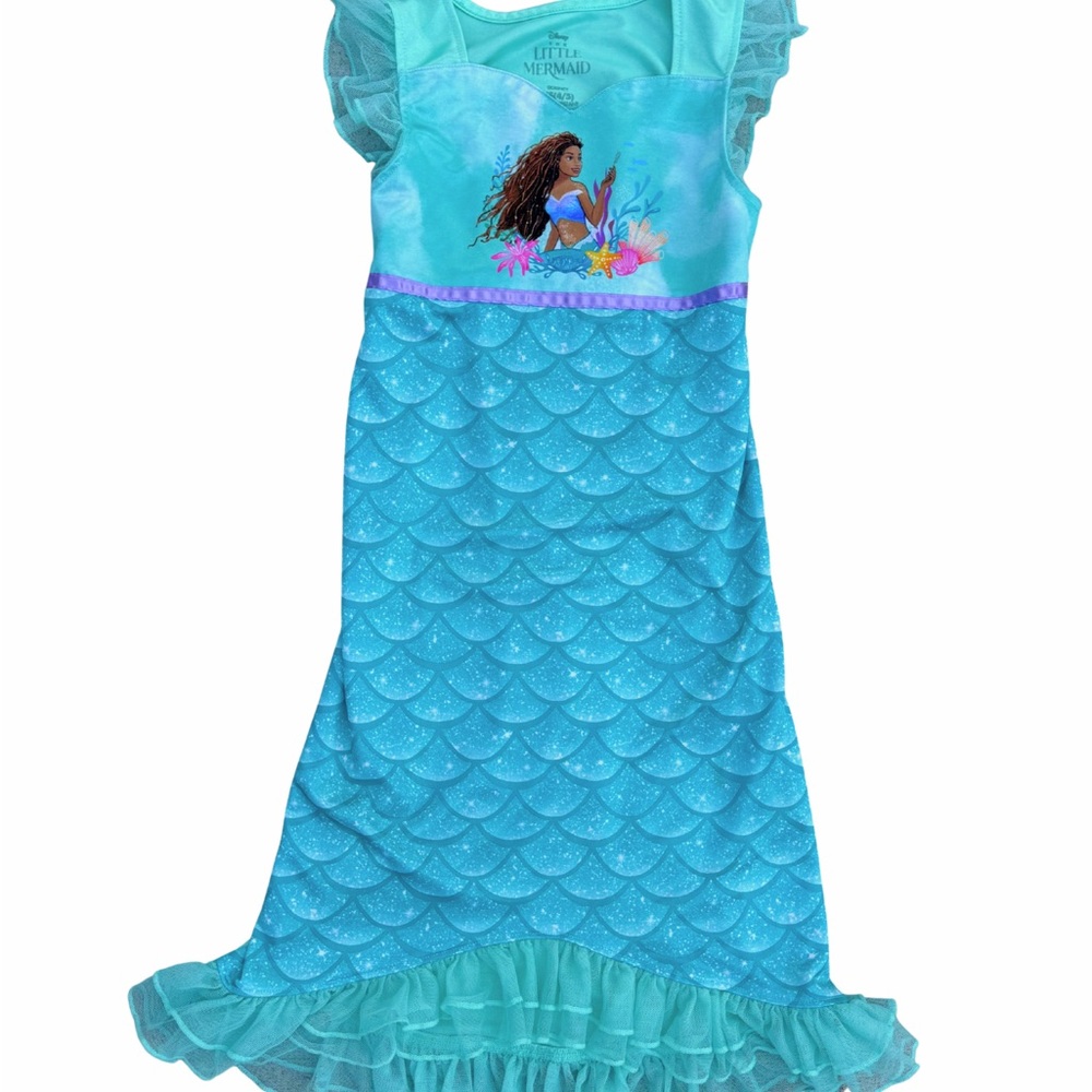 Disney Little Mermaid Blue Nightgown